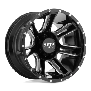 Moto Metal – MO982 AMP – Black – 17″x9″ -12mm – Summer Wheels – MO98279068312N